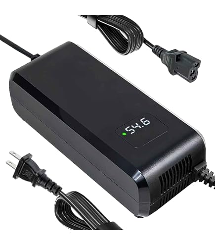 Amazon.com: YZPOWER 54.6V 4A Charger for 48V 15Ah/16Ah/20Ah/25Ah